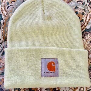 Carhartt NWOT knit cap. For men/women light green acrylic knit.
